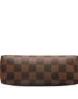 Brown LV Damier Ebene Cosmetic Pouch Clutch Bag