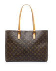 Brown LV Monogram Luco Tote Bag