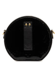 Black LV Vernis Mini Boite Chapeau Souple Crossbody Bag