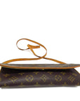 Brown LV Monogram Pochette Twin GM Crossbody Bag