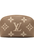 Brown LV Monogram Empreinte Giant Bicolor Cosmetic Pouch