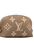 Brown LV Monogram Empreinte Giant Bicolor Cosmetic Pouch