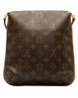 Brown LV Monogram Musette Salsa Short Strap Shoulder Bag