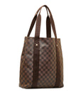 Brown LV Damier Ebene Cabas Beaubourg Tote Bag