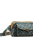Blue LV Monogram Denim Bum Bag