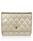 Chanel Wallet On Chain – WOC Quilted Lambskin Grey SiLVer-Toned