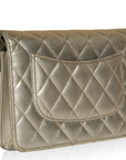 Chanel Wallet On Chain – WOC Quilted Lambskin Grey SiLVer-Toned