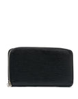 Black LV Epi Zippy Long Wallet