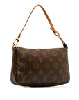 Brown LV Monogram Pochette Accessoires Shoulder Bag