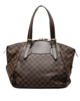 Brown LV Damier Ebene Verona GM Shoulder Bag