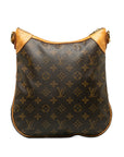 Brown LV Monogram Odeon MM Crossbody Bag
