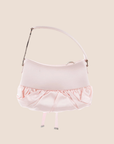 CHRISTIAN DOR PINK SATIN MINI CORSET BAG