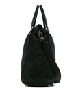 Black LV Monogram Antheia Ixia MM Satchel