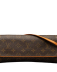 Brown LV Monogram Pochette Twin GM Crossbody Bag