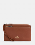 Double Zip Wallet (Gold/Redwood) - Disponivel