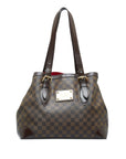 Brown LV Damier Ebene Hampstead MM Tote Bag