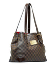 Brown LV Damier Ebene Hampstead MM Tote Bag