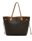 Brown LV Monogram Neverfull MM Tote Bag