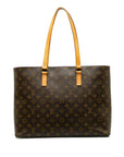 Brown LV Monogram Luco Tote Bag