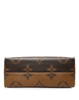 Brown LV Monogram Reverse OntheGo GM Satchel