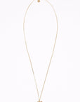 FNDI Karligraphy Necklace Gold Gold Plated