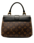 Brown LV Monogram Locky BB Satchel