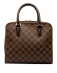 Brown LV Damier Ebene Triana HandBag