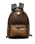Brown LV Monogram Reverse Palm Springs PM Backpack