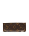 Brown LV Monogram Petit Sac Plat Satchel