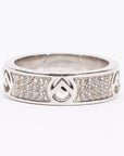 FNDI F Is FNDI Ring Silver Base Metal Medium
