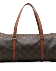 Brown LV Monogram Papillon 30 HandBag