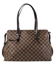 Brown LV Damier Ebene Chelsea Shoulder Bag