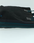 BBERRY Blue Label Tote Bag Canvas Black Blue Auth ac