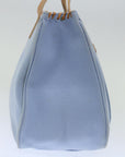BBERRY Blue Label Hand Bag Canvas Blue Auth ac