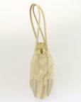 PRD Hand Bag Nylon Beige Auth ar