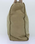 PRD Hand Bag Nylon Beige Auth arB