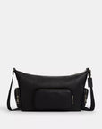 Finn Crossbody Bag With Pockets (Gunmetal/Black)