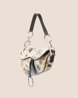 CHRISTIAN DOR PARIS s PRINTED SADDLE BAG