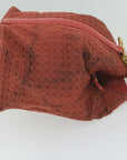 CHRISTIAN DOR Canage Shoulder Bag Nylon Red Auth bs