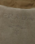 PRD Hand Bag Suede Beige Auth bs