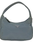 PRD Hand Bag Nylon Light Blue Auth bs