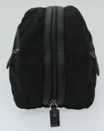 PRD Clutch Bag Nylon Black Auth bs