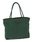 PRD Hand Bag Nylon Green Auth bs