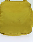PRD Hand Bag Nylon Yellow Auth bs