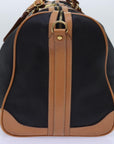 CHRISTIAN DOR Boston Bag PVC way Black Auth bs