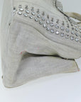 PRD Bijoux Canapa MM Hand Bag Canvas way Gray Auth bs