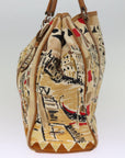 PRD Hand Bag Canvas Beige Auth bs