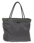 PRD Hand Bag Nylon Gray Auth bs