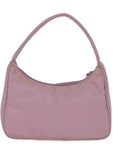 PRD Hand Bag Nylon Pink Auth bs