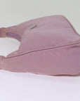 PRD Hand Bag Nylon Pink Auth bs